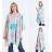 Oversize Tunic 3/4 Long Sleeve Women Plus Size (3XL/4XL ONE SIZE) ITALIAN FASHION IMC23140