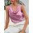 Women's satin summer tank top (S/M ONE SIZE) ITALIAN FASHION IMM23M769