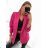 Women's Long Roll Up Sleeve Lined Jacket (S/M ONE SIZE) ITALIAN FASHION IM423JANE