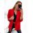 Women's Long Roll Up Sleeve Lined Jacket (S/M ONE SIZE) ITALIAN FASHION IM423JANE