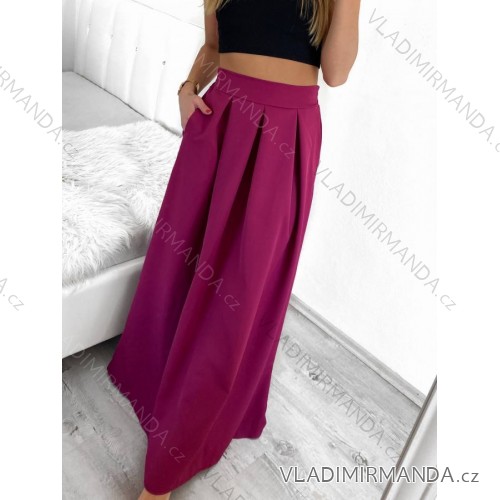 Women's long skirt at the waist for flip flops (UNI S-L) ITALIAN FASHION IM420027