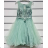 Women's Sleeveless Short Party Dress (S/M ONE SIZE) ITALIAN FASHION IMPSH2350130 Light blue S / M