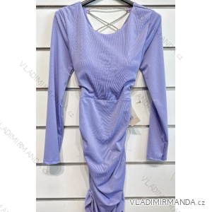 Women's Elegant Long Sleeve Dress (S/M ONE SIZE) ITALIAN FASHION IMPSH2322908