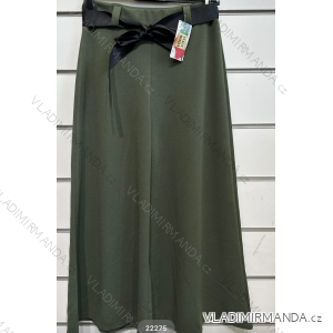 Women's Belted Long Skirt (S/M ONE SIZE) ITALIAN FASHION IMPSH2322275