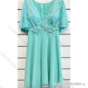 Women's short sleeve party dress (S/M ONE SIZE) ITALIAN FASHION IMPSH2480657