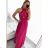 Women's Dress Long Straps Variable Tie (S/M/L/XL ONE SIZE) ITALIAN FASHION IMM223000HG - Fuchsia Pink - S/M