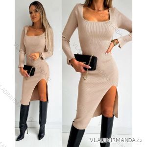 Buttoned Dress with Buttoned Ladies (uni s-m) ITALIAN FASHION IM2203948