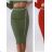 Women's Medium Length Skirt (S/M ONE SIZE) ITALIAN FASHION IMWB23134