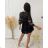 Women's Long Chiffon Short Sleeve Dress (S/M ONE SIZE) ITALIAN FASHION IMWGM23456