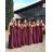 Women's Dress Long Straps Variable Tie (S/M/L/XL ONE SIZE) ITALIAN FASHION IMM223000HG - Fuchsia Pink - S/M