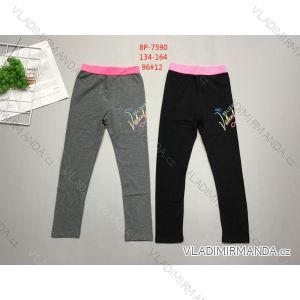 Girls' long leggings (134-146) ACTIVE SPORT ACT238P-7590