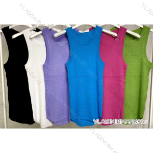 Women's Sleeveless T-Shirt (S/M ONE SIZE) ITALIAN FASHION IMPLP2308000085