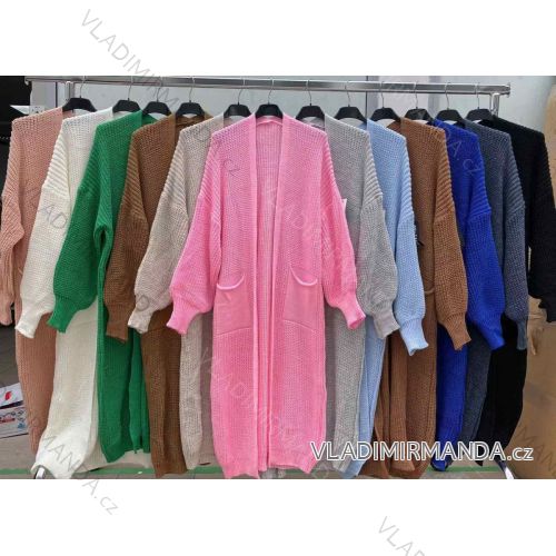 Cardigan knitted long sleeve women (S / M ONE SIZE) ITALIAN FASHION IMWY216552