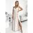 299-6 CHIARA elegant maxi dress with straps - beige