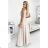 299-6 CHIARA elegant maxi dress with straps - beige