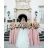 Women's Dress Long Straps Variable Tie (S/M/L/XL ONE SIZE) ITALIAN FASHION IMM223000HG - Fuchsia Pink - S/M