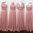 Women's Dress Long Straps Variable Tie (S/M/L/XL ONE SIZE) ITALIAN FASHION IMM223000HG - Fuchsia Pink - S/M