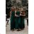 Women's Dress Long Straps Variable Tie (S/M/L/XL ONE SIZE) ITALIAN FASHION IMM223000HG - Fuchsia Pink - S/M