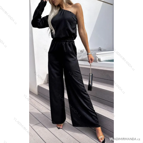 Women's Long Pants and Long Sleeve Top Set (S/M ONE SIZE) ITALIAN FASHION IMPGM233365