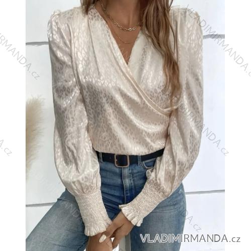 Women's Long Sleeve Tunic/Blouse (S/M ONE SIZE) ITALIAN FASHION IMPGM2310646