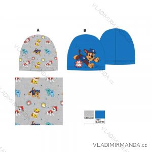 Set of cap and neckband paw patrol children's boy (52-54 cm) SETINO PAW23-1153/1154