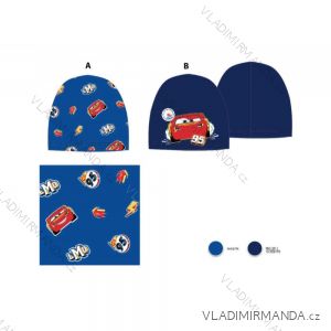 Set of cap and neckband cars children's boy (52-54 cm) SETINO CAR23-1125/1126