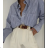 Women's Elegant Long Sleeve Blouse (S/M ONE SIZE) ITALIAN FASHION IMM23MS53757