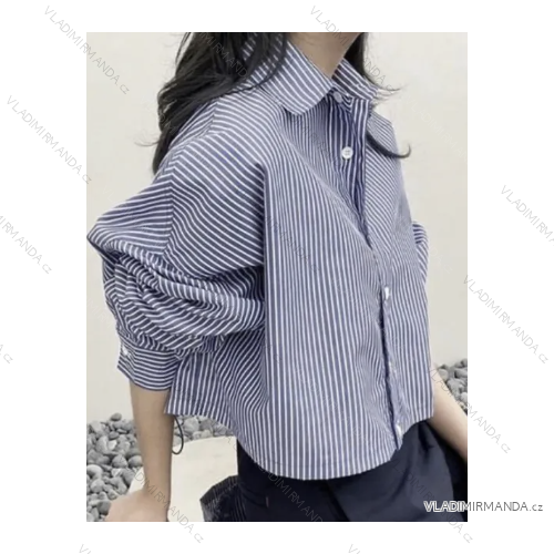 Women's Elegant Long Sleeve Blouse (S/M ONE SIZE) ITALIAN FASHION IMM23MS53757