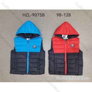 Vest with hood for children's girls (98-128) ACTIVE SPORT ACT22HZL-7071A