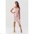 Šaty společenské krátký rukáv dámské (36-56) POLSKÁ MÓDA PMLMR23SIMONA light pink 36