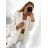 Šaty letní na ramínka dámské (S/M ONE SIZE) ITALSKÁ MÓDA IMPBB22B21841 white M