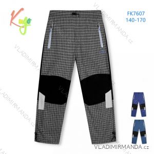 Canvas cotton trousers for boys (140-170) KUGO G9747