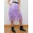 Women's Mid-Length Tulle Skirt (S/M ONE SIZE) ITALIAN FASHION IMD23198