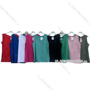 Women's Sleeveless T-Shirt (S/M ONE SIZE) ITALIAN FASHION IMD22201