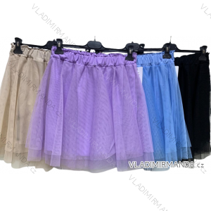 Women's Short Summer Chiffon Skirt (S / M ONE SIZE) ITALIAN FASHION IMC22451