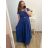 Women's Plus Size (L/XL ONE SIZE) Prom Dress Elegant Party Dress IMM23FRANCESCA/DUR Royal Blue