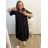 Set of long sweatpants and long sleeve sweatshirt for women (UNI S / L) TURKISH FASHION IMK20148 XL/2XL black