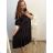 Set of long sweatpants and long sleeve sweatshirt for women (UNI S / L) TURKISH FASHION IMK20148 XL/2XL black