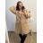 Shirt 3/4 sleeve ladies strip (4XL/5XL ONE SIZE) ITALSKÁ MÓDA IM422026