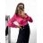Body ala blouse elegant long sleeve women's (S/M ONE SIZE) ITALIAN FASHION IMM22LS17519 S/M pink