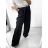 Women's Elegant Belt Long Sleeve Dress (S/M ONE SIZE) ITALIAN FASHION IMM23UN6139 S black