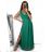 Elegant formal dress with straps for women (S / M ONE SIZE) ITALIAN FASHION IM321576