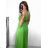 Elegant formal dress with straps for women (S / M ONE SIZE) ITALIAN FASHION IM321576 M / L red