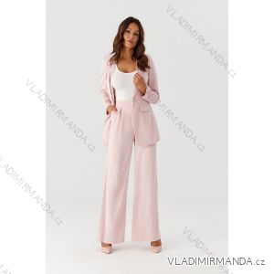 Women's Plus Size (34-54) Elegant Long Pants and Long Sleeve Blazer Set POLISH FASHION PMLMR23GARNITUR-5