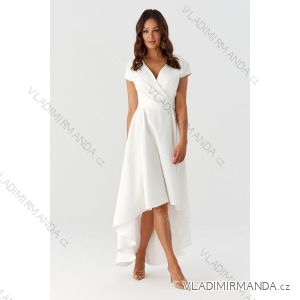 Women's short sleeve long party dress (36-56) POLISH FASHION PMLMR23SELENA-3