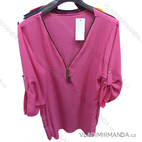 Women's Elegant Glitter Long Sleeve Dress (S/M/L/XL ONE SIZE) ITALIAN FASHION IMBM22010
