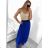 Women's Elegant Belt Long Sleeve Dress (S/M ONE SIZE) ITALIAN FASHION IMM23UN6139