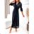 Women's Long Long Sleeve Dress (S/M ONE SIZE) ITALIAN FASHION IMWGB23693