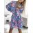 Women's Elegant Long Sleeve Dress (S/M ONE SIZE) ITALIAN FASHION IMWGB23701