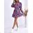 Women's Elegant Long Sleeve Dress (S/M ONE SIZE) ITALIAN FASHION IMWGB23701